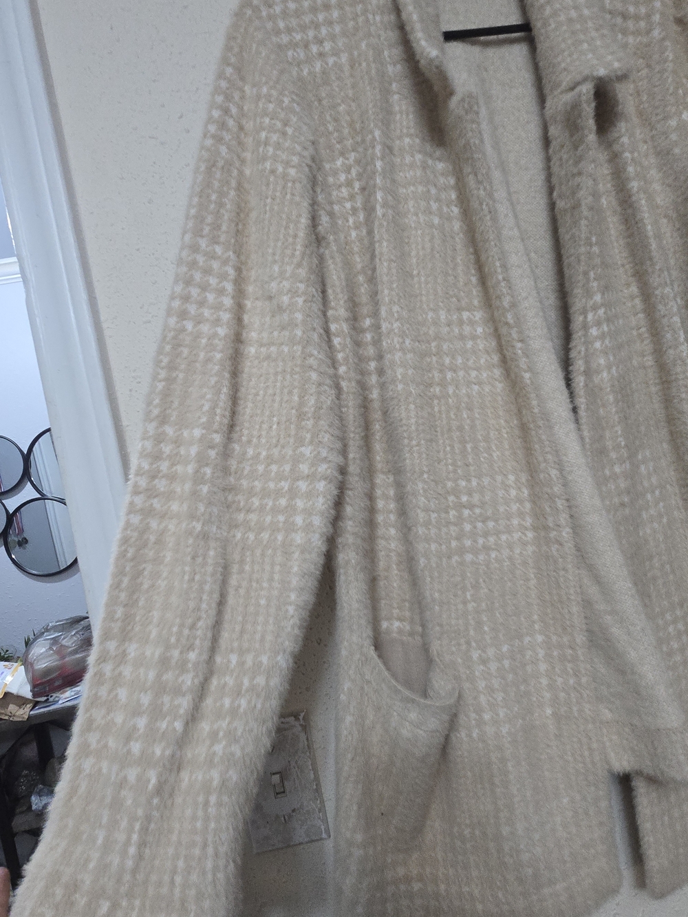 J. Jill Beige Knit Open-Front Cardigan - Picture 4 of 10
